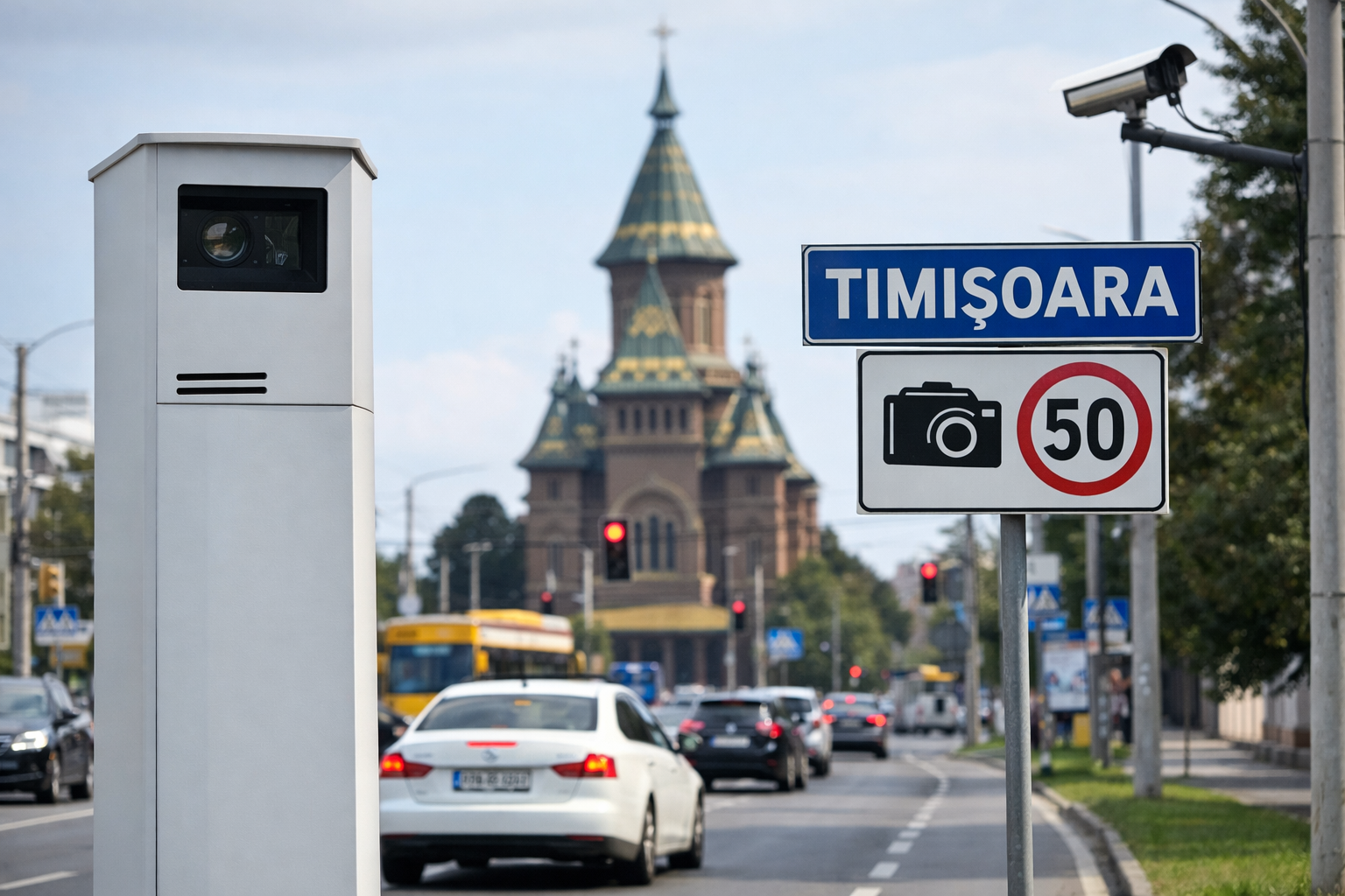 Radare fixe în Timișoara: unde sunt amplasate !?